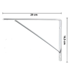 Suporte Mão Francesa Para Prateleira E Móveis 29x16,5cm | Fer